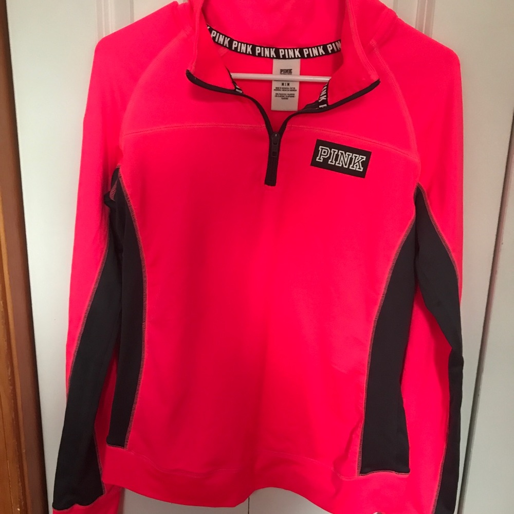 VS PINK workout quarter zip